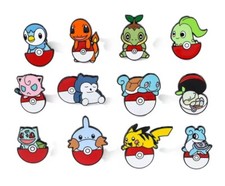 Pokemon Character Enamel Pins/Badges