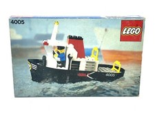 LEGO 1982 4005 Boats Tug Boat Instructions Vintage Rare Floats Legoland#NX