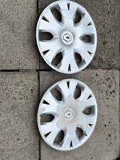 RENAULT MEGANE 15" WHEEL TRIM X 2 HUB CAP SCENIC GENUINE 8200485153