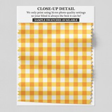 67 Gingham Checked in Orange