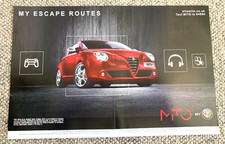 ALFA ROMEO MITO - FRAMEABLE COLLECTIBLE ORIGINAL MODERN CLASSIC CAR ADVERT