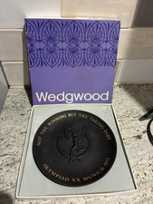 Black Wedgewood Plate Munich