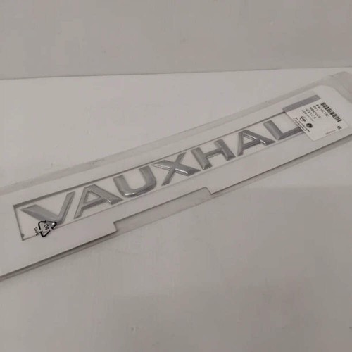 Genuine rear emblem - emblem, name