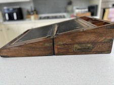 Victorian wooden writing slope - wooden,