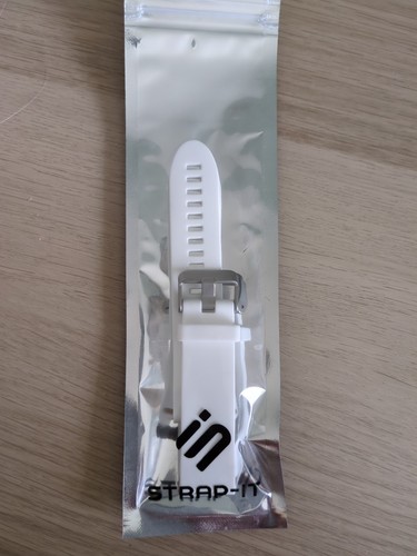 White watch strap for - watch, garmin