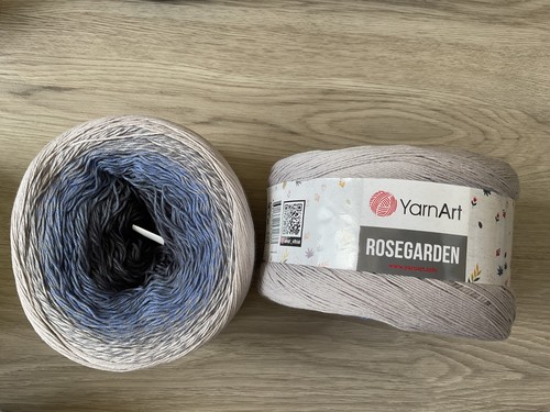 Yarn art rose garden - art,