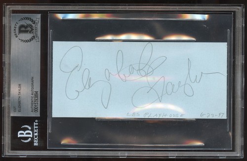 Elizabeth taylor signed - elizabeth,