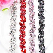 Crystal Fringe Rhinestone Lace