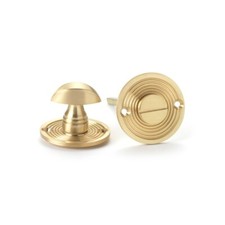 Satin Brass Solid Beehive