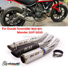 For Ducati Monster 797 Scrambler Classic Exhaust Pipe DB Killer Link Middle Pipe