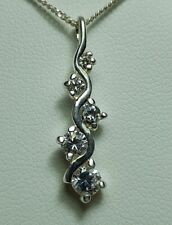 Silver Cubic Zirconia Pendant