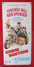 CRIME BUSTERS GENUINE 1977 CINEMA DAYBILL MOVIE POSTER Terence Hill Bud Spencer