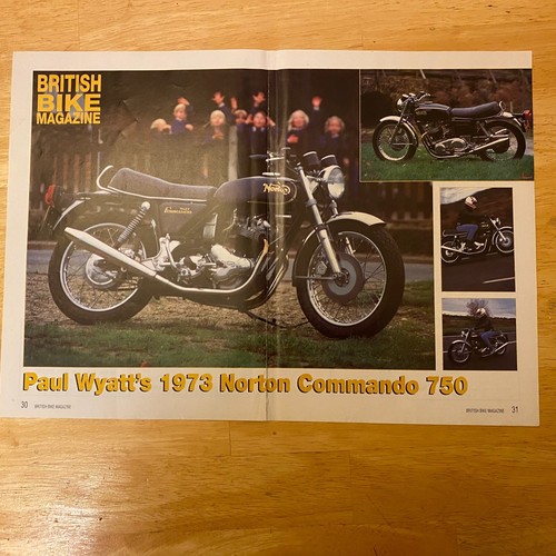 Paul wyatt 1973 norton - wyatt's,