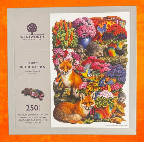 Wentworth wooden puzzle foxes - wooden,