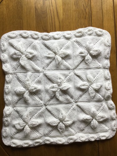 Handknitted dolls cover white - handknitted, cover,white