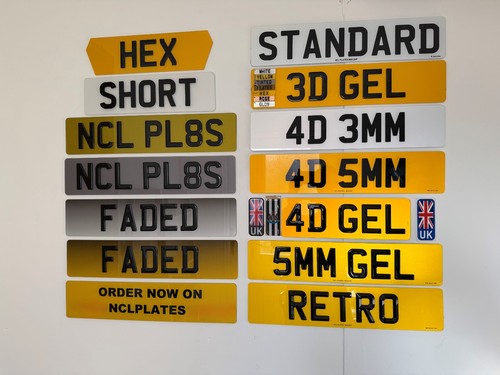 Number plates 4d - plates, |