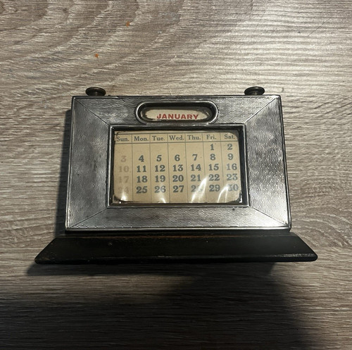 Vintage perpetual desk - desk, flip