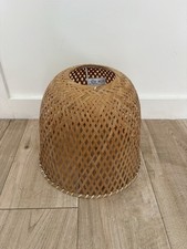 Rattan Wicker Lampshade Boho