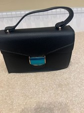 Black crossbody handbag