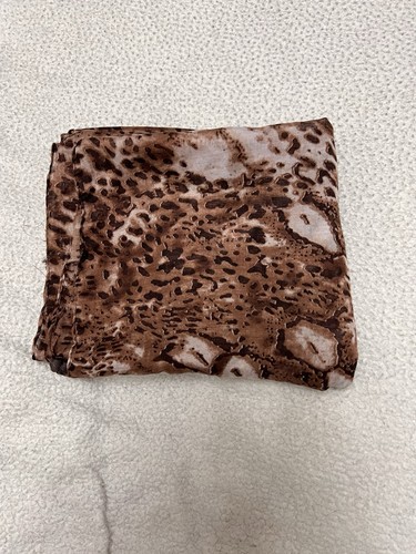 Cheetah print scarf - print,