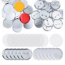 100 Sets Round Button Parts
