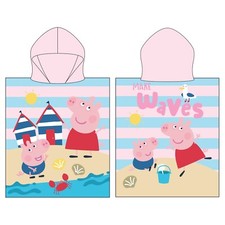 Peppa Pig Kids Poncho Swimming