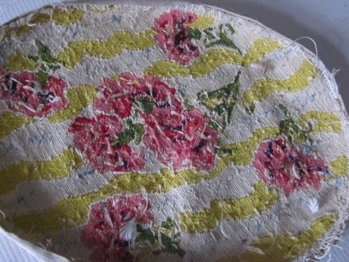 Vintage embroidered cushion - vintage,