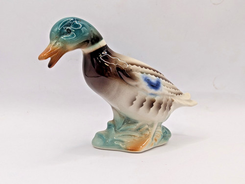 Vintage ceramic mallard - mallard, duck