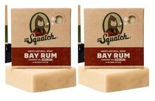 2 x Dr Squatch Bay Rum Soap