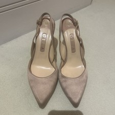 Gina Silk Blush Sling back