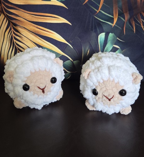 Handmade crochet baby lamb - handmade,