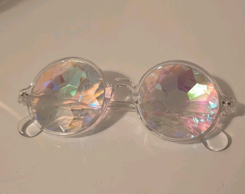 Kaleidoscope glasses rainbow - kaleidoscope,