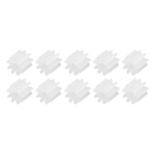 10pcs plastic gears - plastic, teeth