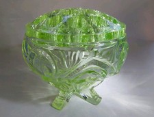 VINTAGE ART DECO URANIUM GLASS