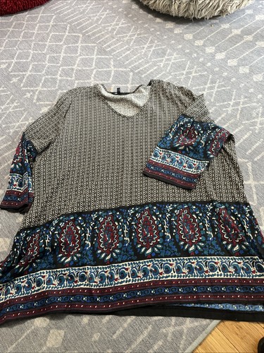 Ulla popken artsy boho tunic - ulla,