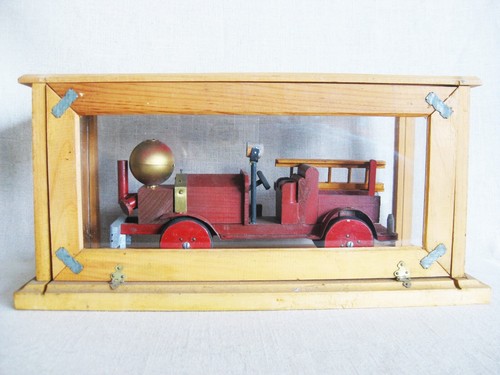 Folk art fire engine - folk,