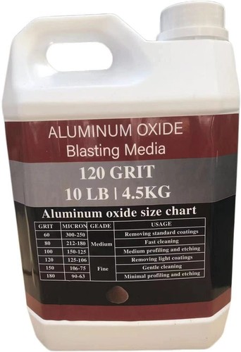 10lbs 120 grit aluminum - aluminum, oxide