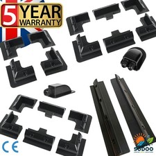 Solar Panel Mounting Bracket ABS Black for Caravan Motorhome Boat No Drilling