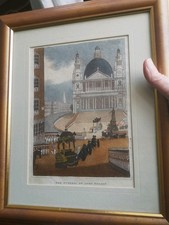 Antique 19thC Print Funeral Of