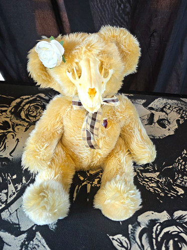Winter rose raccoon plushy - winter,
