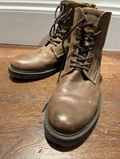 SELECTED Homme  Lace Up Leather BOOTS Brown Mens UK 10