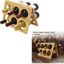 Wooden Wine Rack 2 Tier 6