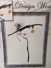 Design Works cross stitch kit ‘Black Hat Elegance’.  Opened But UNUSED.