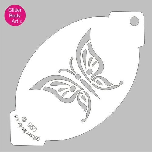 Butterfly face painting - butterfly,