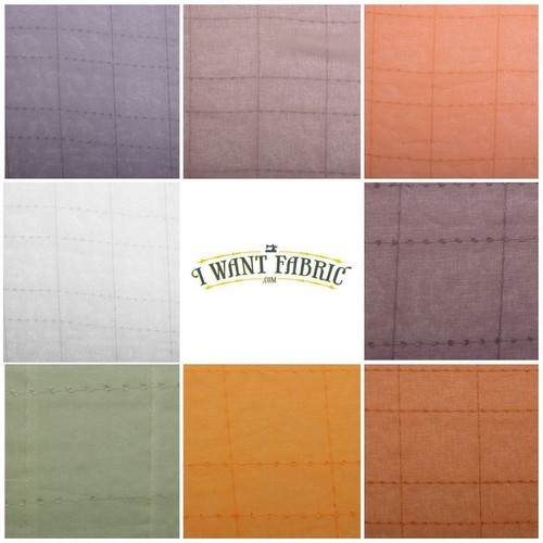 Embroidered square check - embroidered,