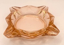 Luminarc French Glass Vintage Pink Ashtray 11cms MCM Good Condition 