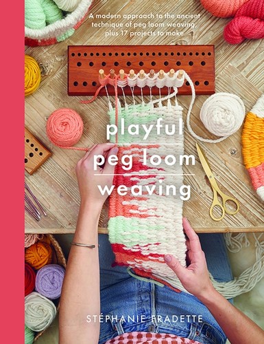 Playful peg loom weaving - peg,