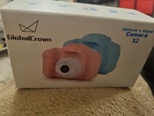 Globalcrown 1080P HD Children's Digital Camera X2 colour Blue 32GB BNWT