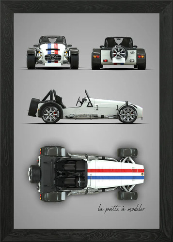 Caterham lotus super7 - caterham, framed