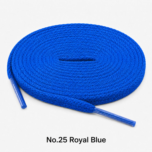 Flat shoelaces 130cm 8mm - shoelaces, x